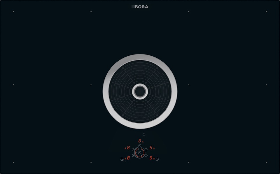 BORA BASIC SURFACE INDUCTION HOB WITH INTGRATED EXTRACTION - EXHAUST AIR
